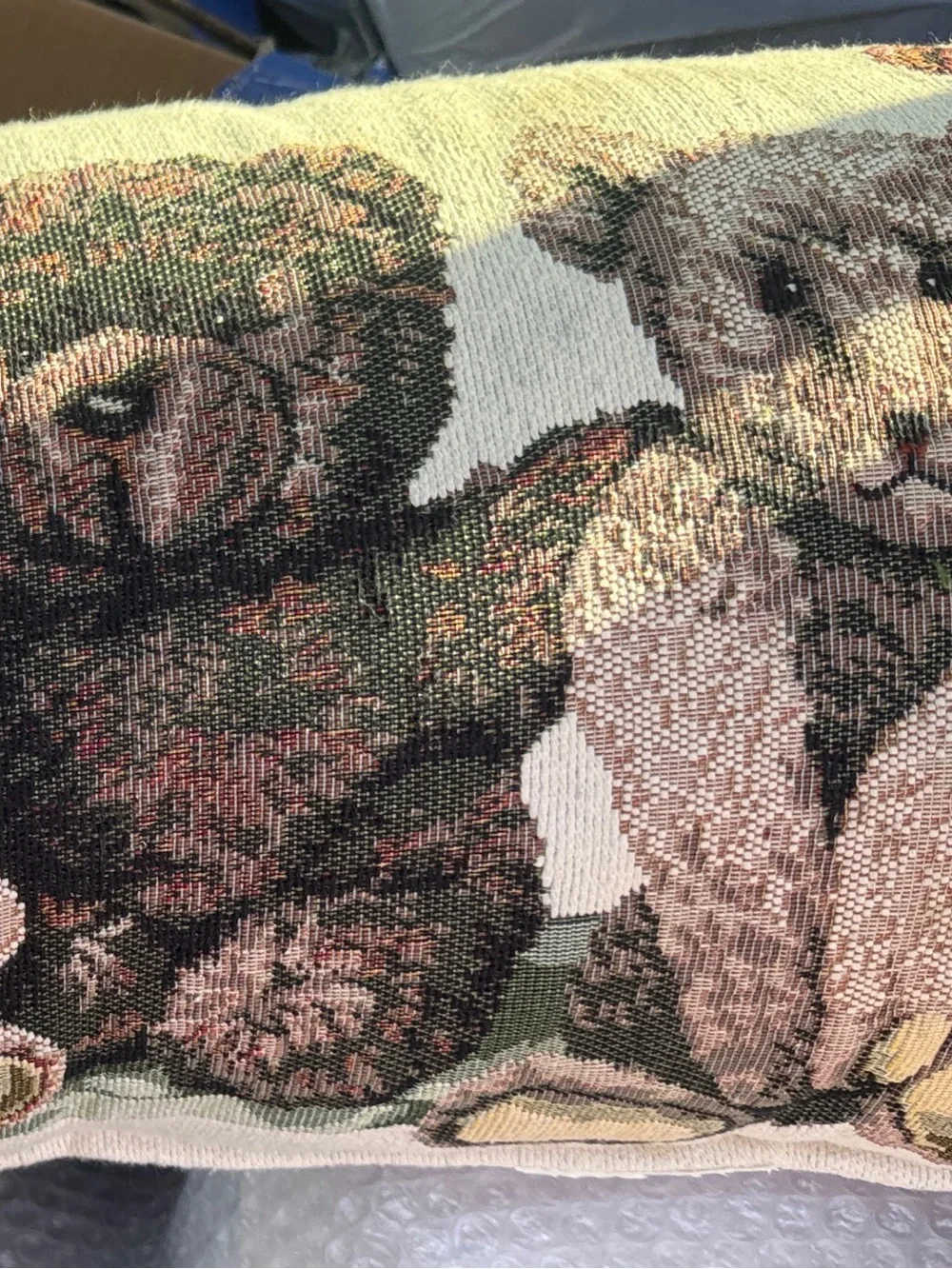 Vintage Teddy Bears Decorative Bolster Pillow - Multi 33”x13”